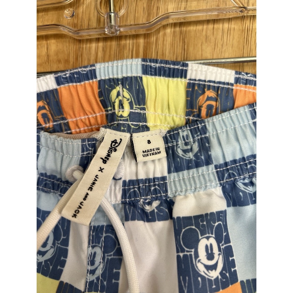 Disney X Janie and Jack Mickey Mouse Boys Size 8 Swim Trunks NWT - Picture 3 of 3